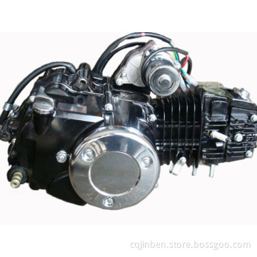 110cc Electric Start and Double Clutch Motorcycle Engine